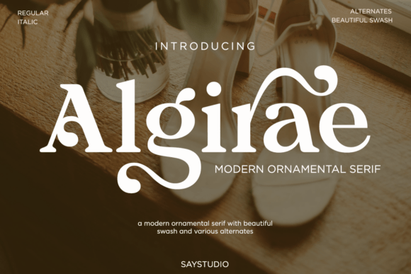 Algirae: A Serif Font That Elevates Your Handmade Creations