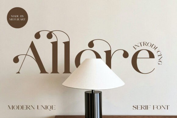 Allore: A Serif Font That Elevates Digital Branding