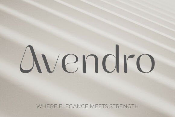 Avendro: A Serif Font That Elevates Digital Branding