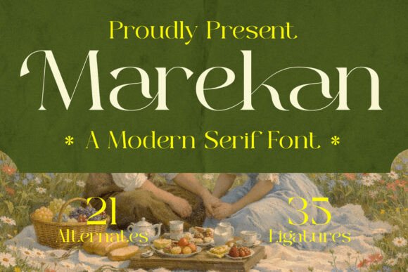 Boost Your Brand with Marekan: The Serif Font That Elevates Every Detail