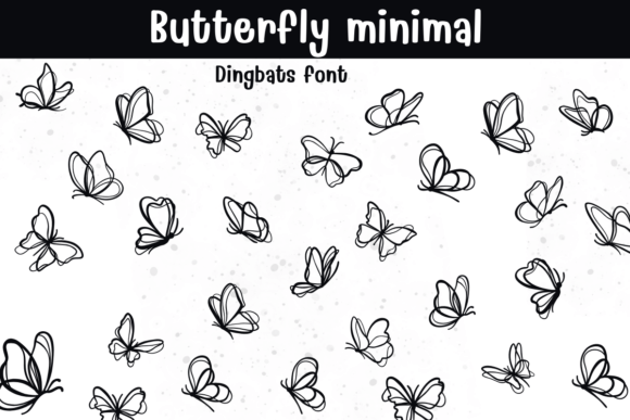Butterfly Minimal: A Font That Flutters Into Your Design