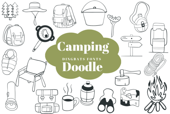 Camping Doodle: A Font That Adds Character to Your Editorial Design