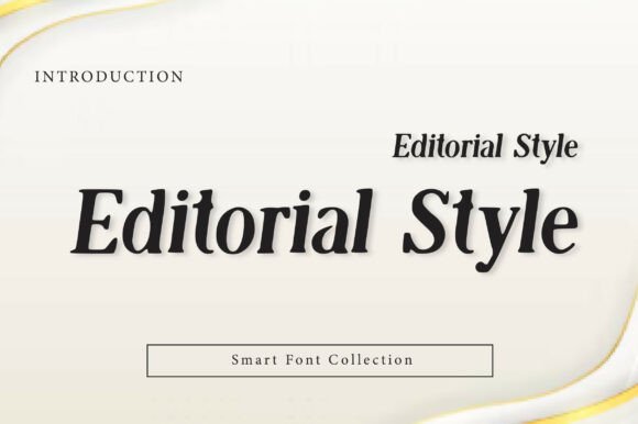 Editorial Style: A Serif Font for Modern Digital Branding