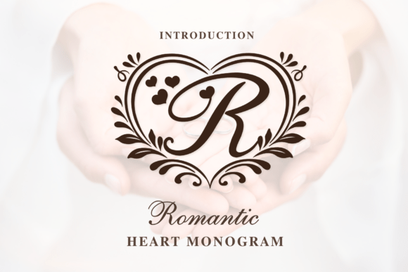 Enhancing Web Design with Romantic Heart Monogram