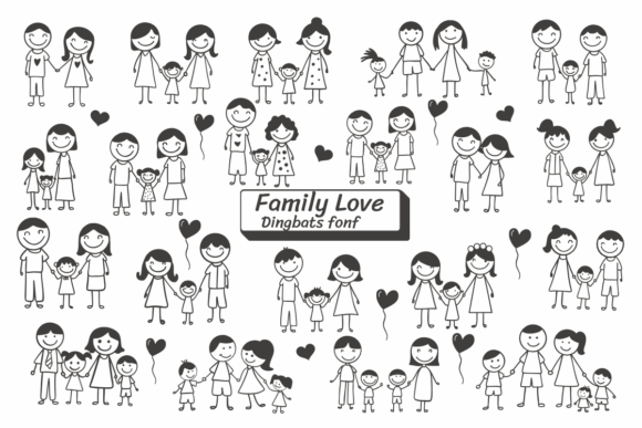 Family Love: A Font for Heartfelt Branding