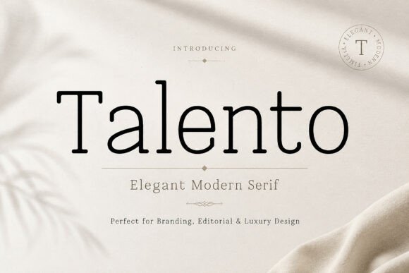 Font That Elevates Your Brand: Talento for Small Business