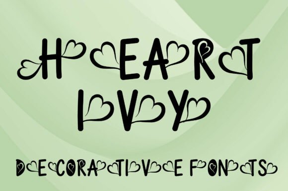 Heart Ivy: A Decorative Font for Creative Digital Branding