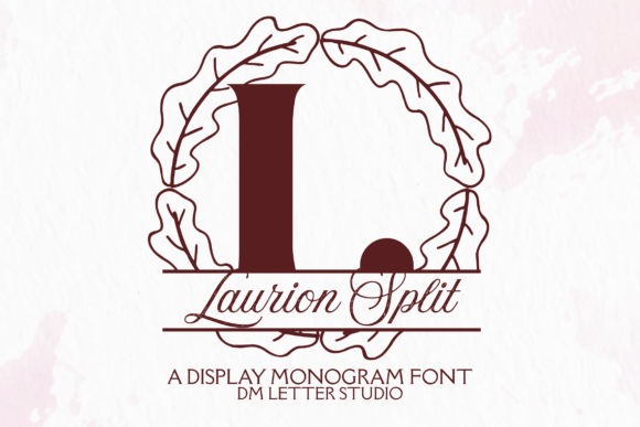 Laurion Split Monogram: A Font for Refined Editorial Design