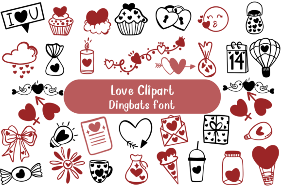 Love Clipart: A Font That Elevates Your Brand
