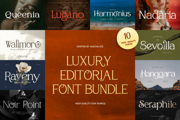 Luxury Editorial Font Bundle for Impactful Design