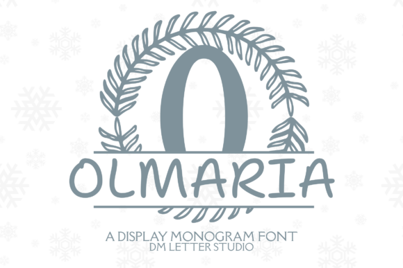 Olmaria Split Monogram: A Font for Refined Digital Branding