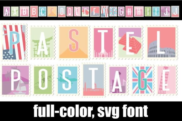 Pastel Postage: A Font for Campaign Creativity