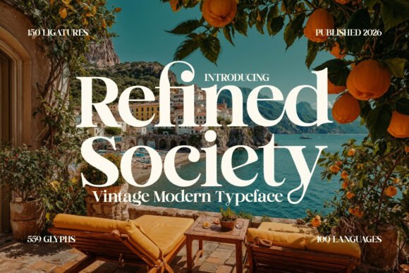 Refined Society: A Font That Elevates Every Crafted Detail