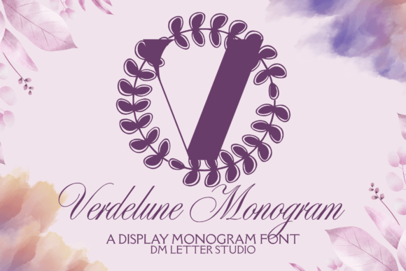 Verdelune Monogram: A Font for Moonlit Elegance
