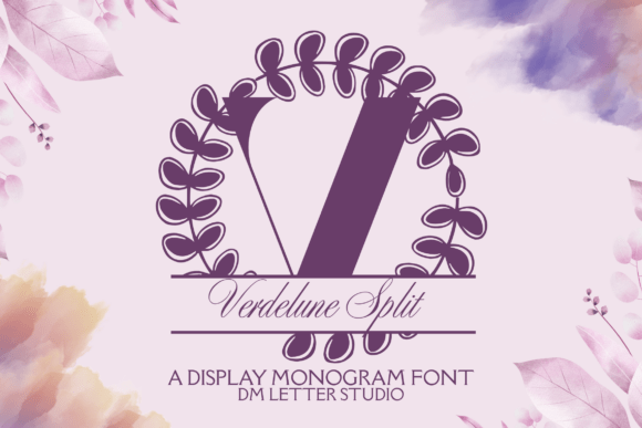 Verdelune Split Monogram: A Font That Elevates Brand Identity