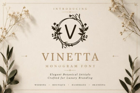 Vinetta Monogram: A Font That Elevates Branding