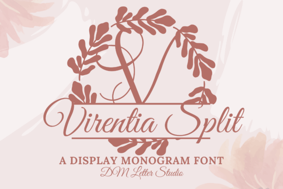 Virentia Split Monogram: A Font for Modern Campaigns
